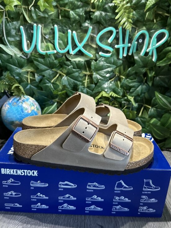Birkenstock New w/ Box Arizona Tobacco Brown Oiled Leather Men’s 43 M 10 - Picture 1 of 8